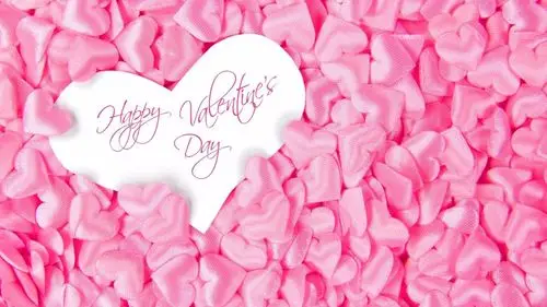 唯美浪漫情人节爱心玫瑰桌面壁纸下载