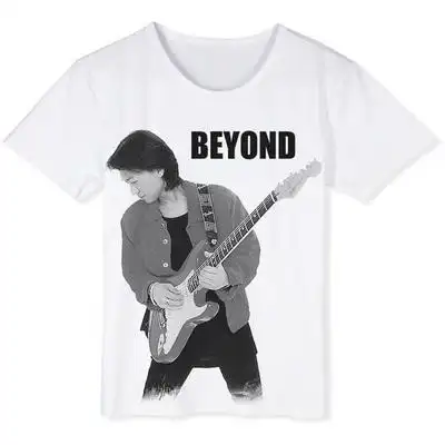 00:00beyond黄家驹同款衣服装男女短袖t恤夏人物图案纪念品演唱会周边