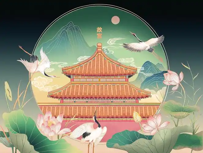 故宫印象|插画|商业插画|cheese糖 - 原创作品 - 站酷 (zcool)