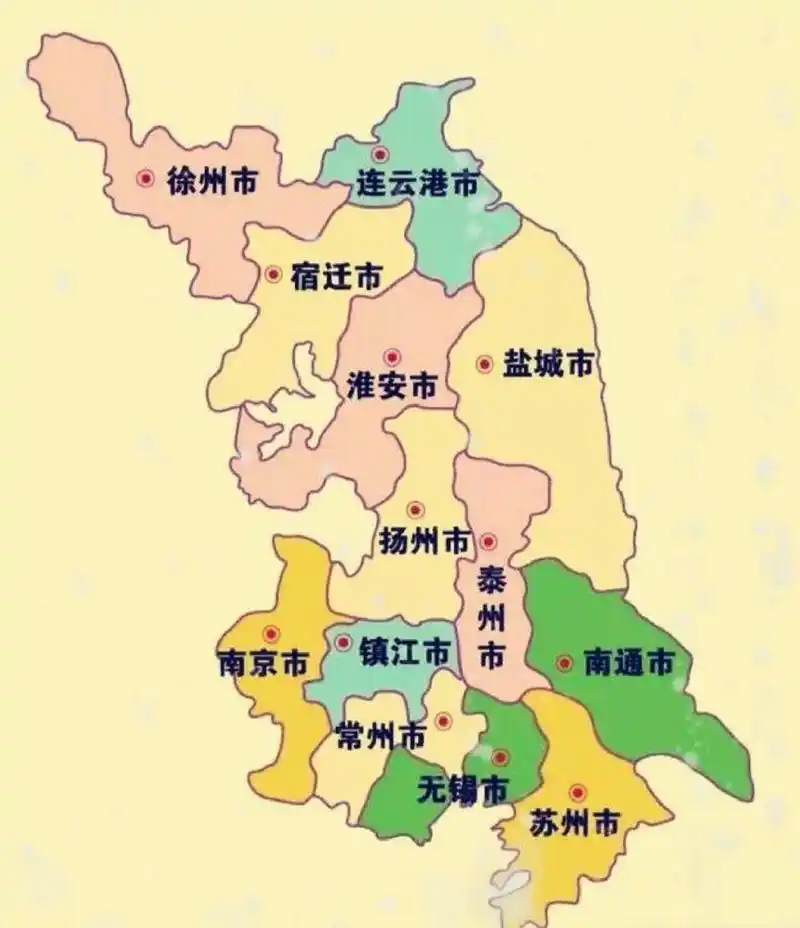 江苏省地图