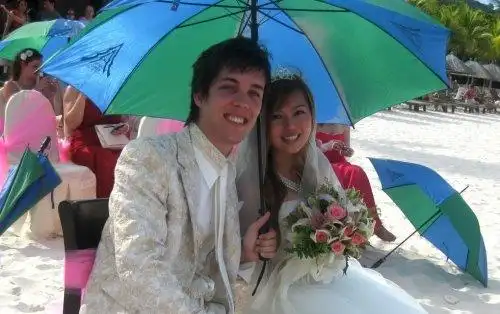 ppg曝沙滩婚礼照和兽王grubby的幸福生活图