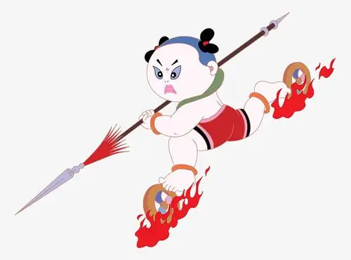 哪吒飞天图片素材