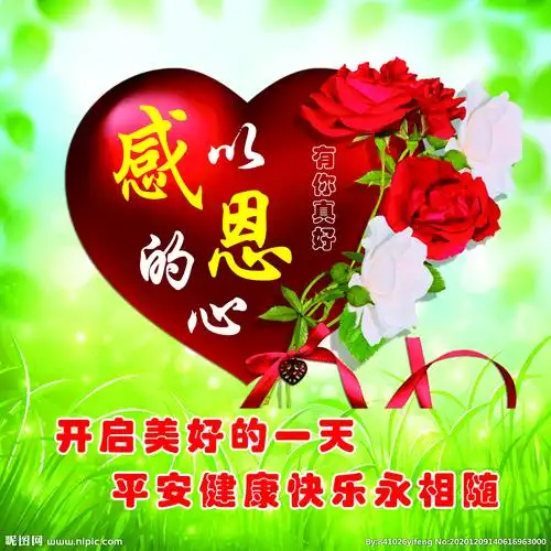 以感恩的心图片