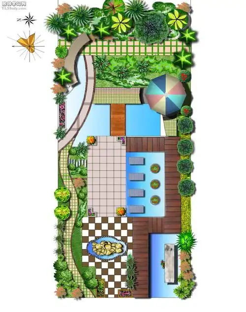 庭院景观设计平面图