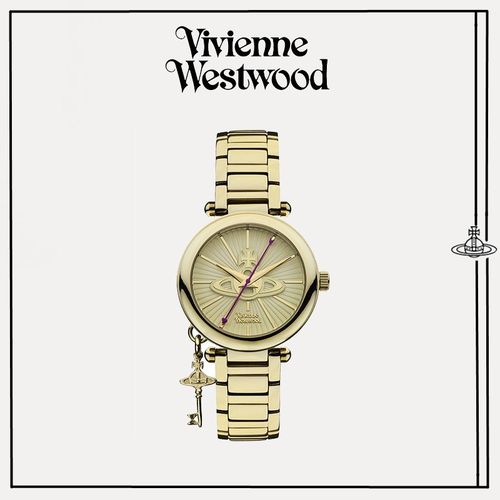 顺丰包邮 vivienne薇薇安西太后经典金色钥匙高贵小金表石英表ins