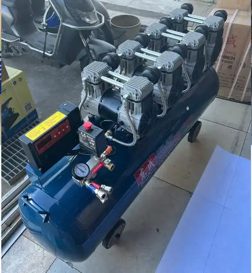 东成空压机大型气泵无油空压机工业级空气压缩机打气泵4kw ff-1500x3