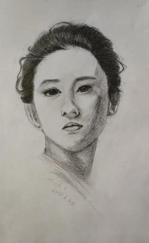 刘亦菲/人物素描/明星