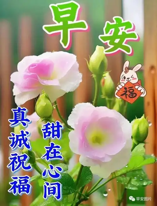 早安祝福图片早上好问候语新的一天吉祥如意周五愉快