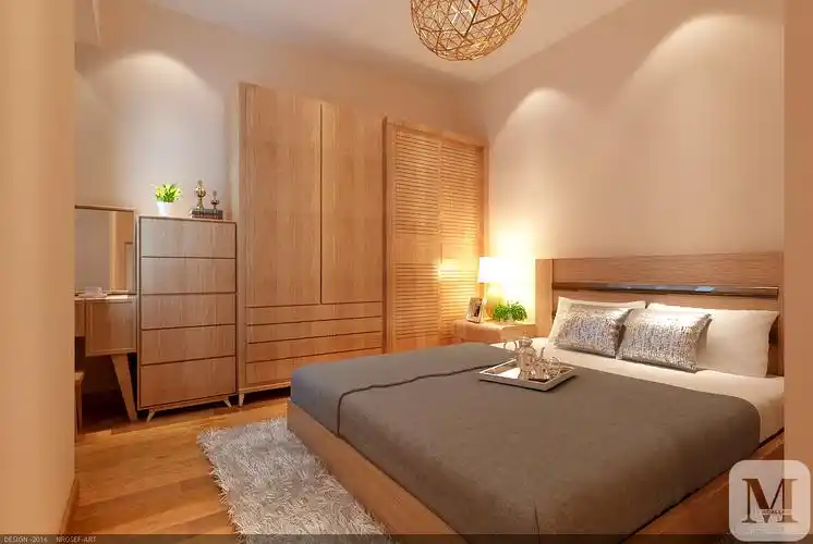 日式卧室衣柜装修效果图 原木色带来的舒适