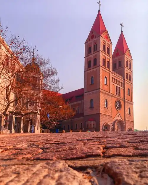 山东青岛圣厄尼尔教堂天主教堂