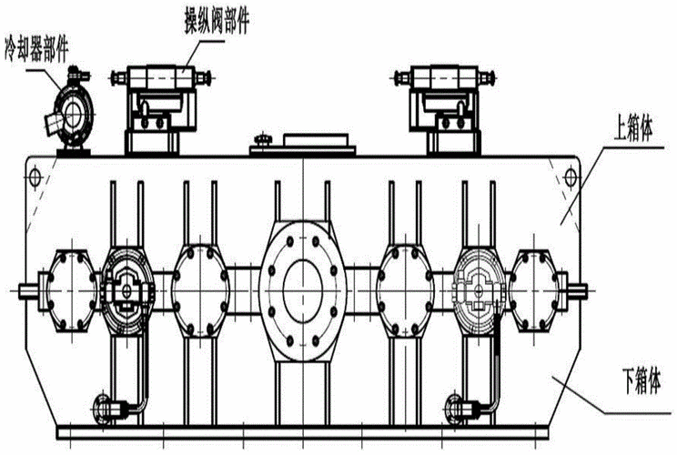 一种双输入单输出船用齿轮箱的制作方法
