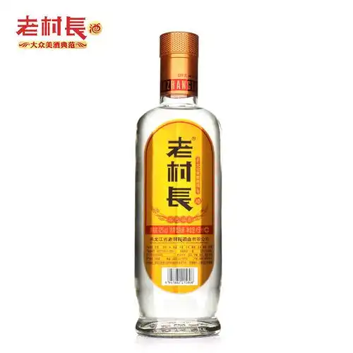 1瓶装 42度老村长酒谷色谷香 浓香型白酒 450毫升 纯粮酿造东北酒