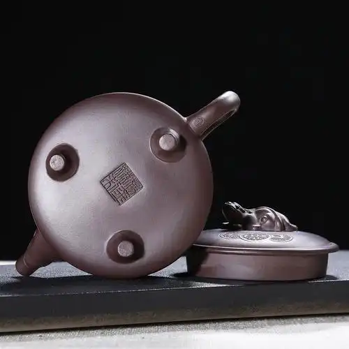 宜兴名家吴立君手工紫泥天禄紫砂壶 原矿紫砂茶具套装泡茶壶