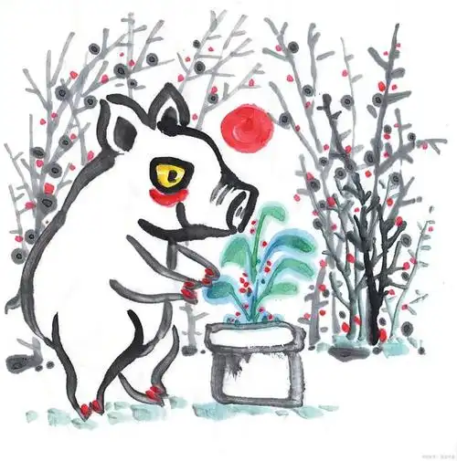 水墨动物画:简单又漂亮的创作之旅