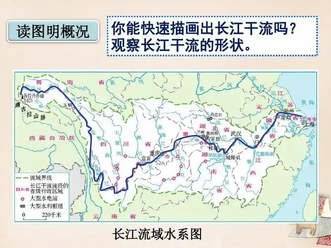 免费文档 所有分类 八年级地理上册-第二章-第三节-河流(第2课时)长江