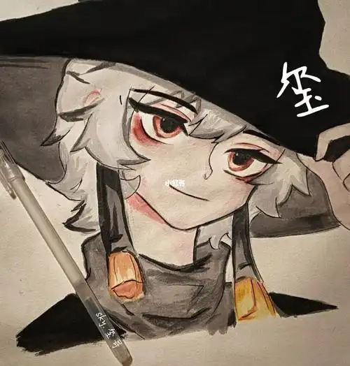 手绘临摹  #光遇巫师