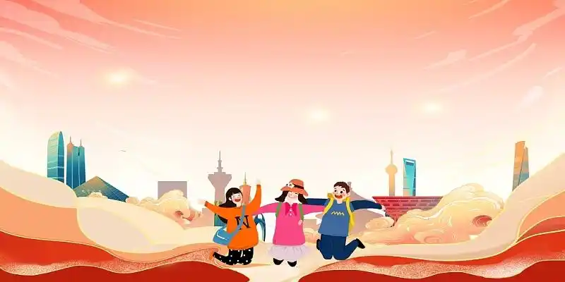 红歌展板背景五四青年节青少年h5背景素材蓝色插画54五四青年节手机