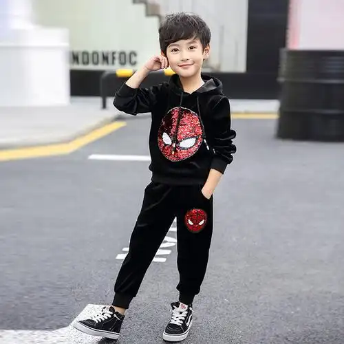 童装男童秋装2018新款套装中大童帅气6儿童7潮衣8两件套9男孩10岁