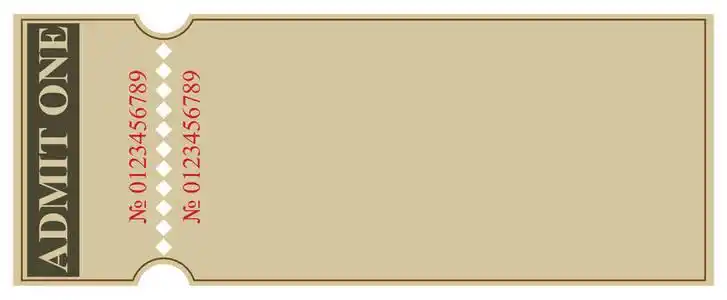 个 门票空白 相似素材图片