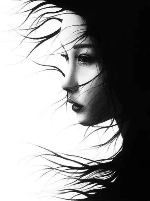 女生头像 女生侧脸头像 - 堆糖,美图壁纸兴趣社区