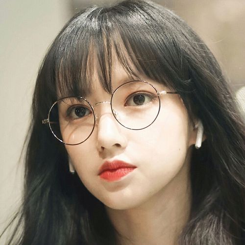 日系风网红圆框素颜神器程潇同款防辐射抗蓝光可配有度数近视眼镜