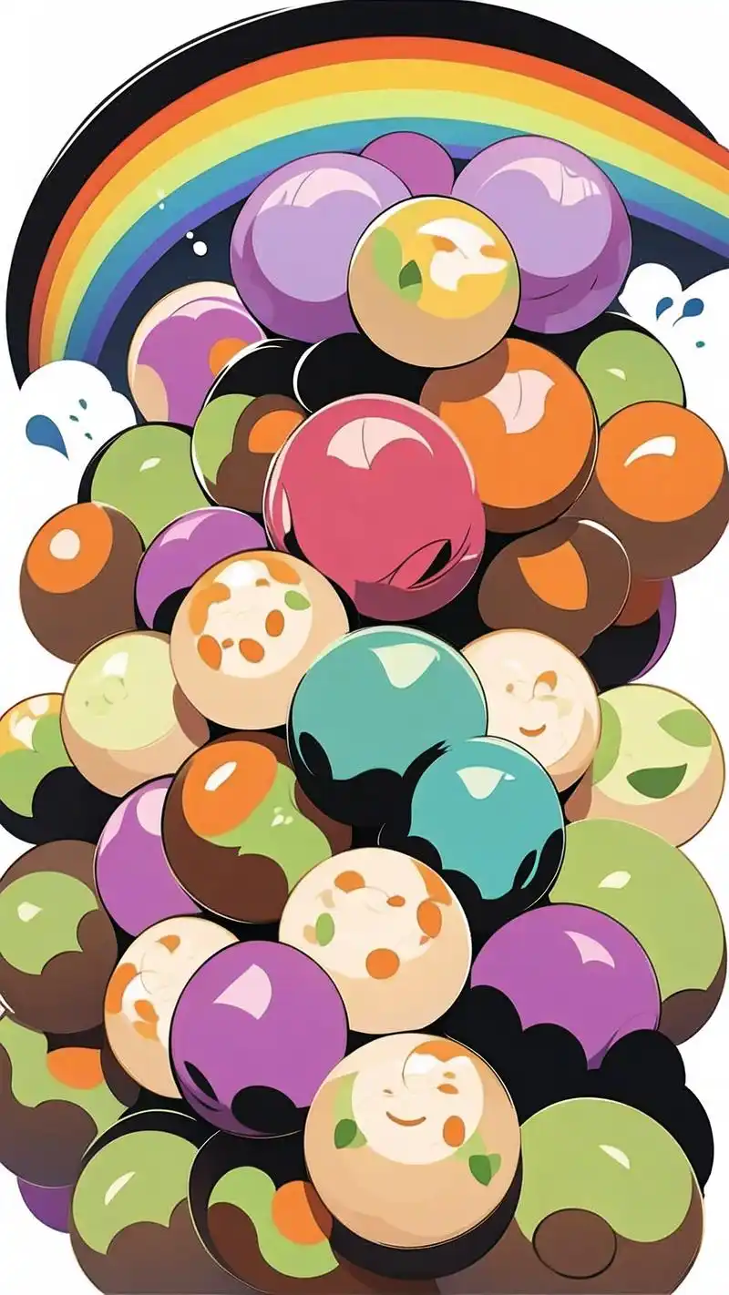 卡通可爱彩虹壁纸96治愈你的每一天94 卡通可爱彩虹壁纸来啦~95