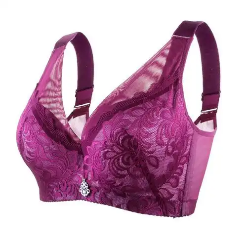 波迷娜bomina200斤胖妹妹大号胸罩大码有钢圈内衣文胸大胸显小胖mm