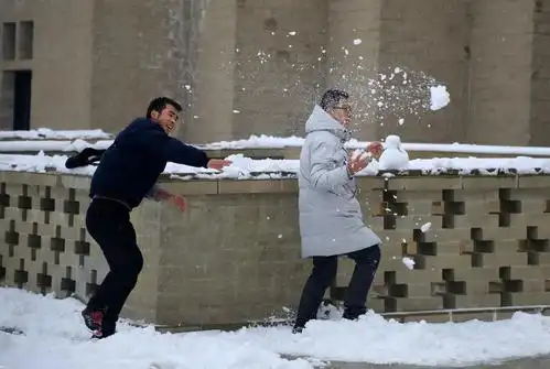 摄影日记打雪仗的娃娃们