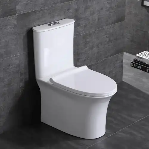 陶瓷家用大管道薄水箱马桶防堵座连体便器虹吸式大管道大冲力坐便器