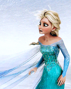 冰雪奇缘gif风雪gif冰雪女王gif蓝裙子gif大眼睛gif