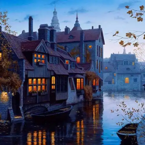 充满梦幻感的童话镇676767