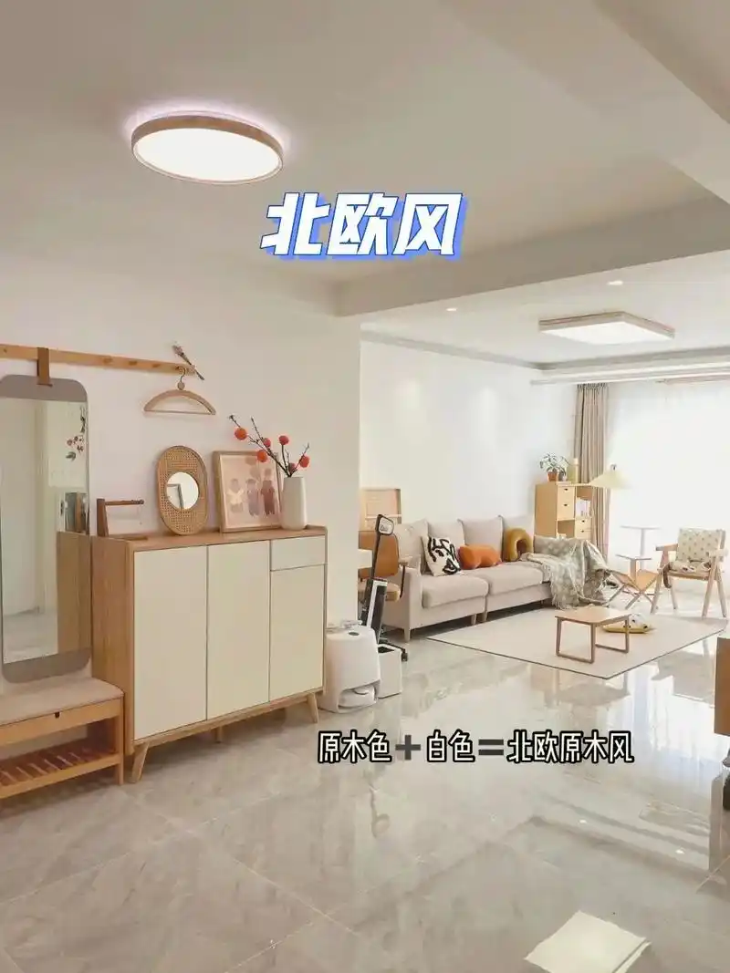 装修风格分享46615北欧原木风.