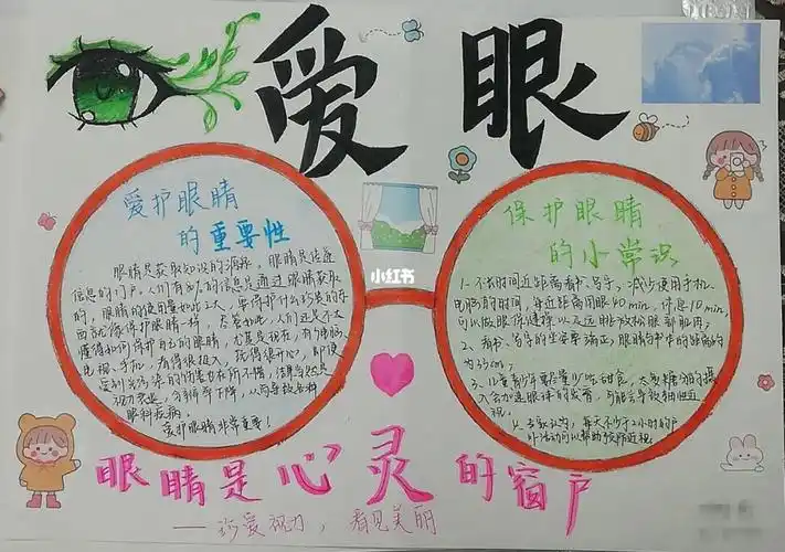 爱眼手抄报