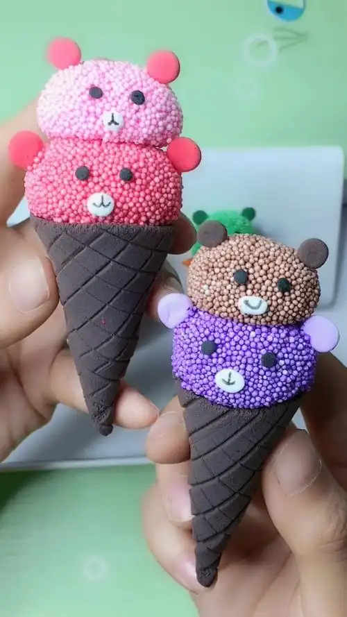 《冰激凌》7815橡皮泥教程,新手入门必学