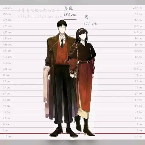 【光与夜之恋】陆沉身高对比图