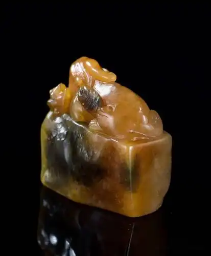 老田黄印章一枚