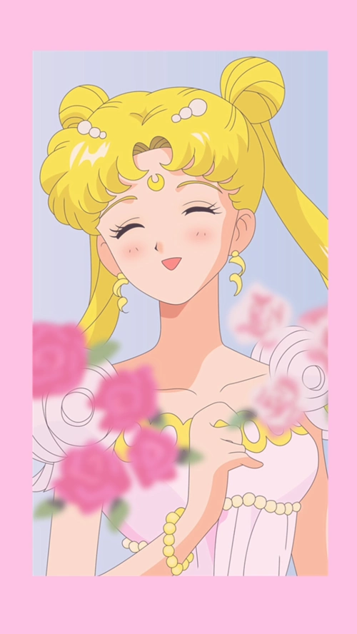 平铺 萌物 软妹 少女心 粉色 卡通 可爱 人物 萌萌的 手机壁纸 背景