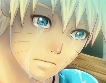 求火影里鸣人低头伤心时的qq头像!