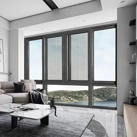 享裕安断桥铝平开窗 产品效果图_2