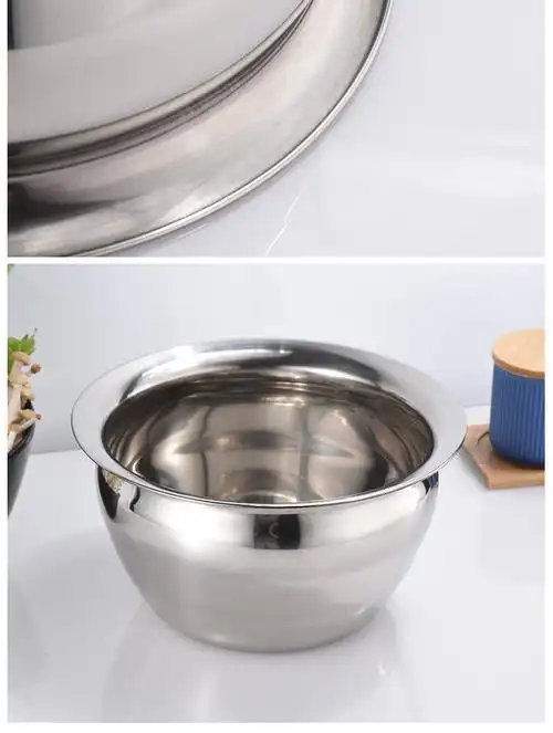 加厚无磁带盖不锈钢油盆油鼓 涨形油缸调料盆 酒店厨房多用料理盆