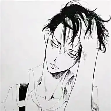 男生黑白素描头像精选
