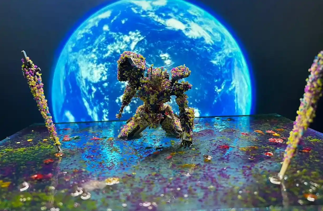 模型场景 #高达00 #trustyou #花海 ed名场 - 抖音