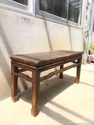清代老茶几榉木21-木桌/几/案-7788收藏__收藏热线
