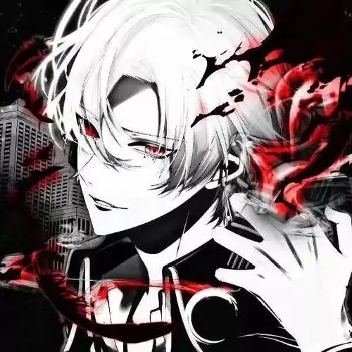 暗黑系头像,黄粱一梦,倾厦而醒