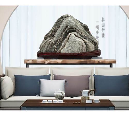 泰山石敢当原石中式天然办公室镇落地家用客厅招财摆件