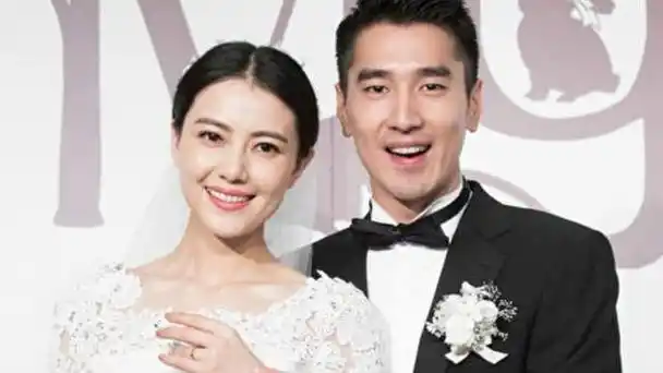 高圆圆勾着老公脖子隔口罩与赵又廷亲吻身旁女儿见惯了很淡定