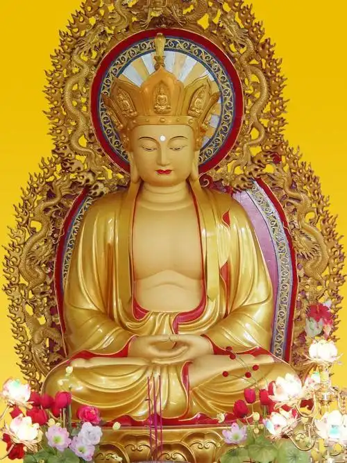 从未见过的高清晰实拍地藏菩萨真影