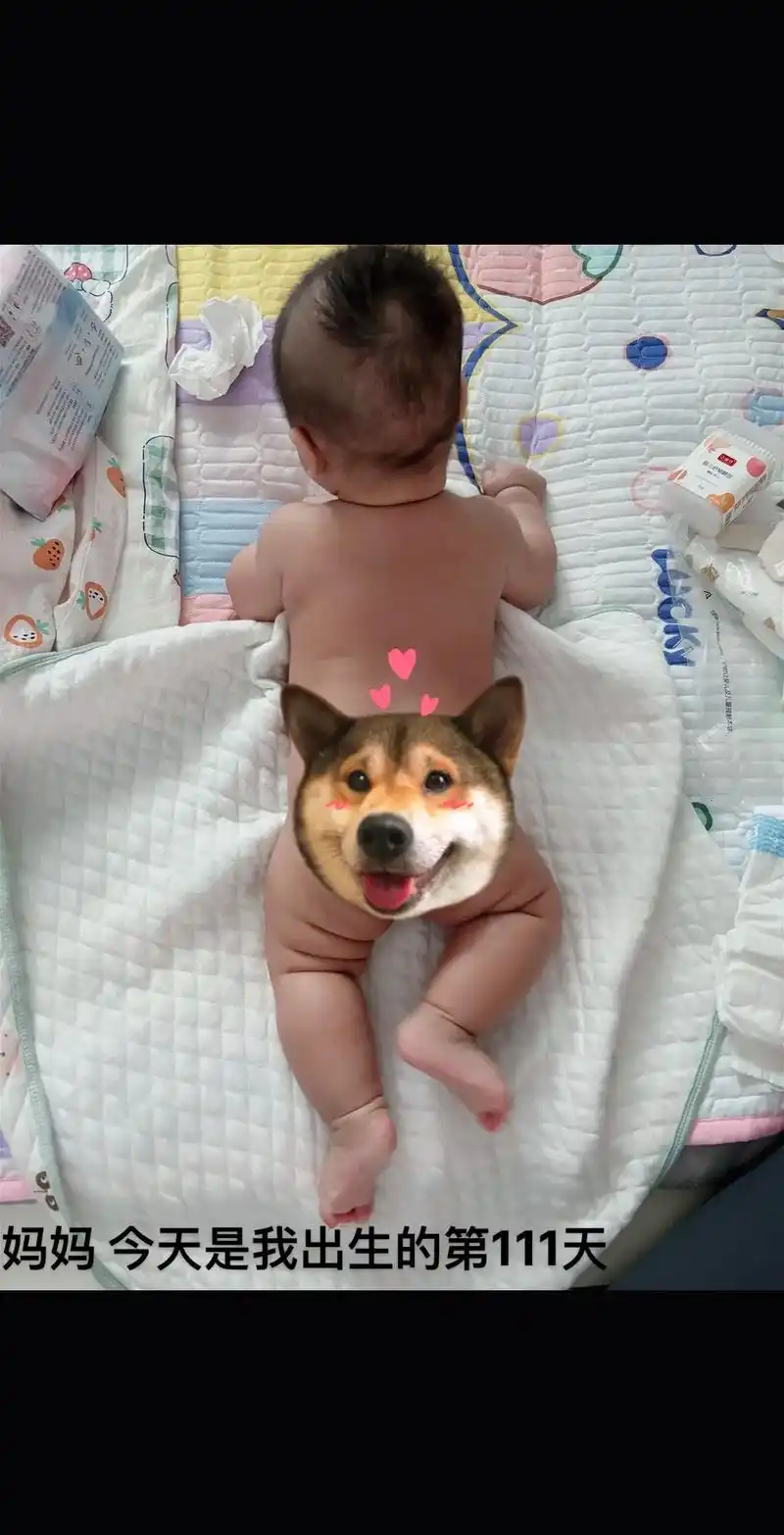 成长的路上|可乐宝宝会翻身了.时间过得可真快啊 可乐已经出生 - 抖音