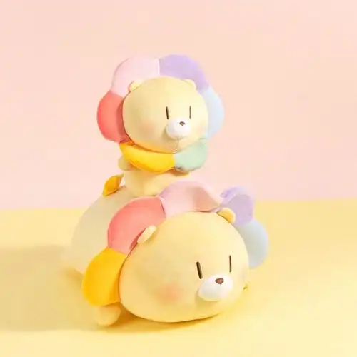 miniso名创优品小狮bobo系列坐姿趴姿公仔玩偶毛绒玩具儿童可爱坐姿