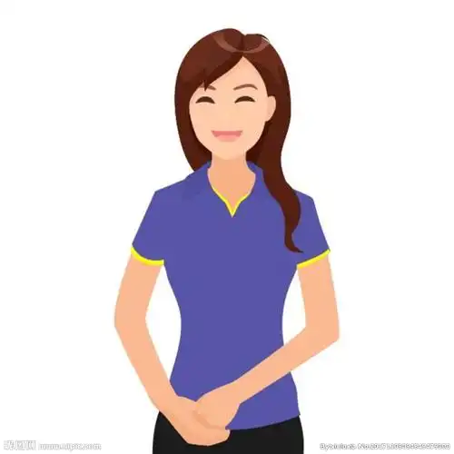 亲切和蔼客服美女矢量插画设计图__卡通设计_广告设计_设计图库_昵图